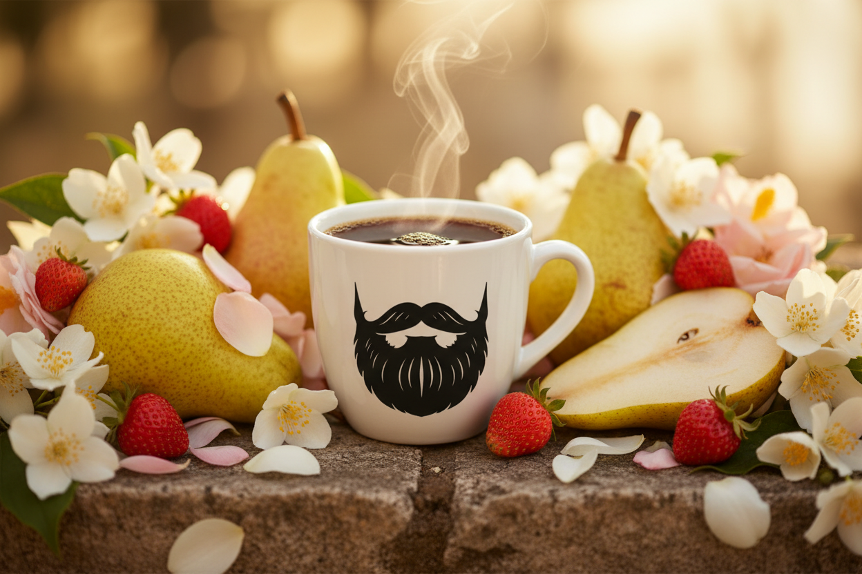 Tanzania — Pear, Jasmine, Strawberry & Beard